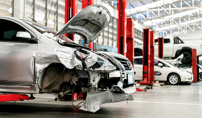 Vehicle at GRE Auto Body